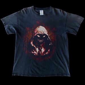 Y2K 2006 Disturbed Tour Rock Band Ten Thousand FIsts Album T Shirt Black Sz. M